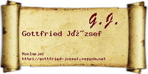 Gottfried József névjegykártya